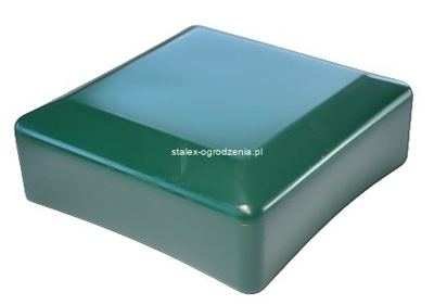 Nasadka zew. na profil 100x100 zielona -1szt.