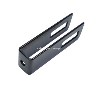 uchwyt uniwersalny długi L-70  ral 9005 -1szt.