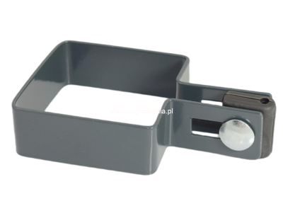 obejma końcowa 50x50 ral 7016 +dystans fi-3 +śruba -1kpl.