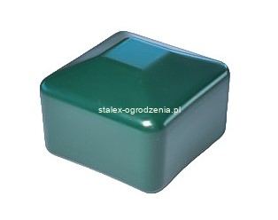 Nasadka zew. na profil 20x20 zielona -100szt.