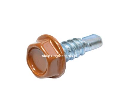wkręt samowiercący 4,8x16 ral 8003  -100szt.