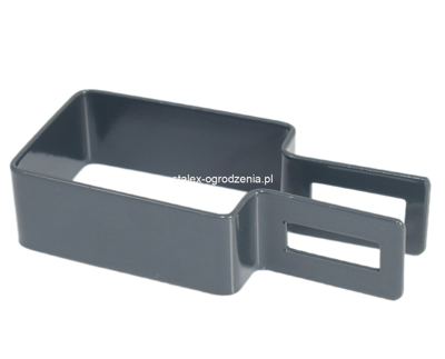 obejma końcowa 60x40 ral 7016 ODWROTNA !!! -1szt.