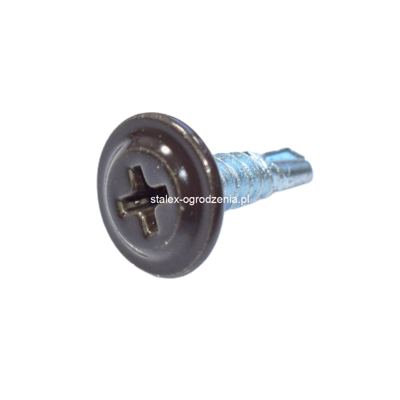 wkręt samowiercący 4,2x16 ral 8019 ph2 -100szt.