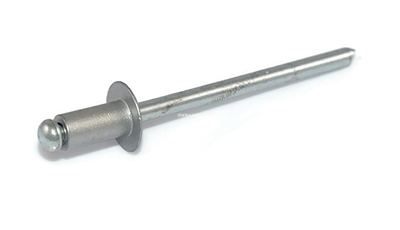 Nity zrywalne al/fe 4x10 RAL 9006 srebrny -500 szt