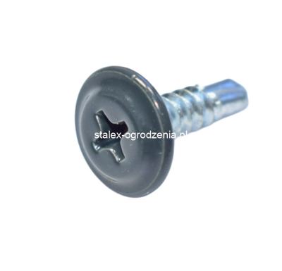 wkręt samowiercący 4,2x16 ral 7016 ph2 -100szt.