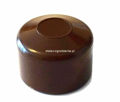 Nasadka zew. na rurę fi-42 brązowa -100szt.