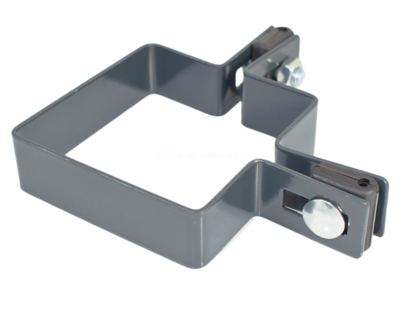 obejma narożna 80x80 ral 7016 +dystans fi-3 +śruba -1kpl.