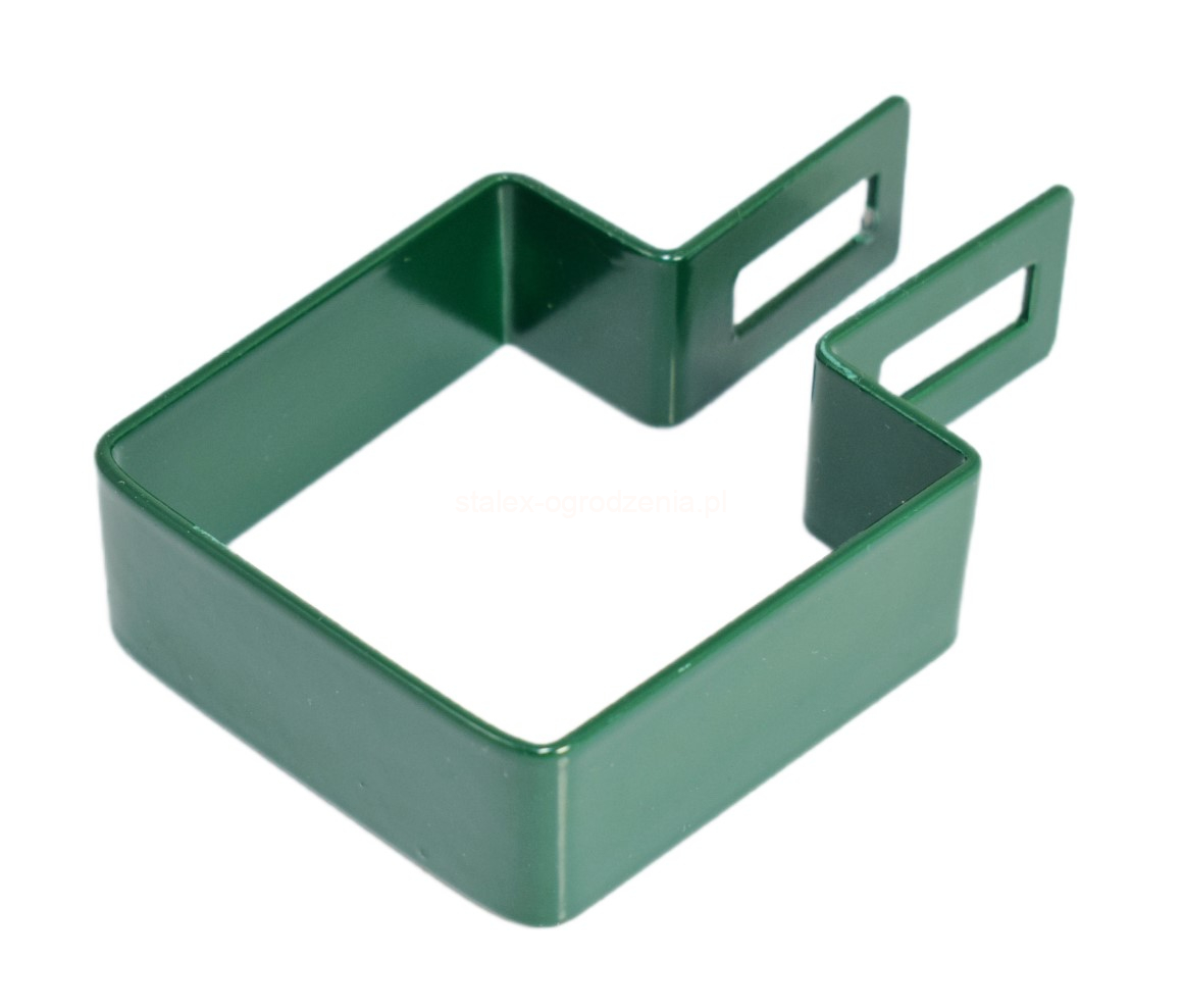 obejma końcowa 50x50 ral 6005 -1szt.