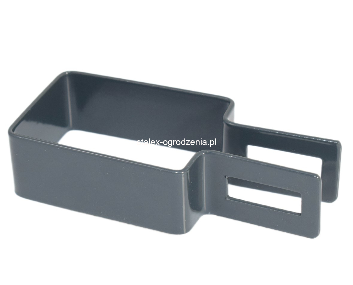 obejma końcowa 60x40 ral 7016 ODWROTNA !!! -1szt.