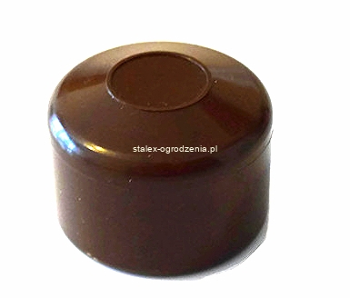 Nasadka zew. na rurę fi-60,3 brązowa -100szt.